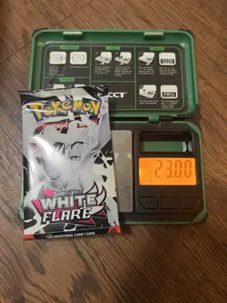 23.00g🔥 HEAVY 🔥 Pokemon TCG White Flare Booster Pack! FACTORY SEALED!!!✅ #2 - Image 1