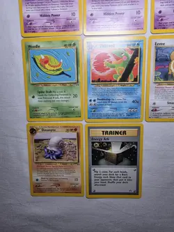 Neo Discovery Pokemon Common Uncommon Lot Of 10 Politoed Unown Eevee Natu - Image 4