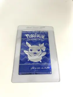 Pokemon Pikachu Sticker Album Pack Sealed Sticker Prisma Evoluciones Metal - Image 1