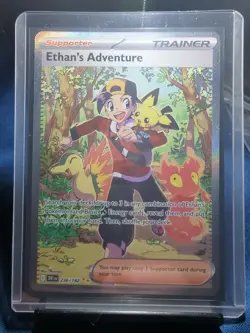Ethan's Adventure Pokemon Destined Rivals Special Illustration Rare 236/182 - Image 1
