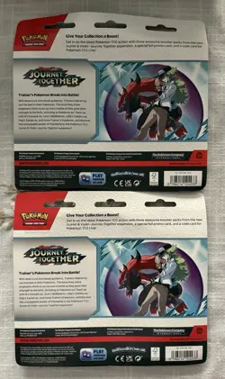 Pokemon TCG Scarlet & Violet Journey Together 3-Pack Blister Set of 2 - Image 2
