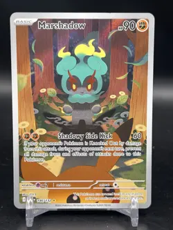 Pokemon TCG Mega Evolution Marshadow 146/132 Illustration Rare English NM- - Image 1
