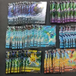 Pokemon TCG CBB2C S-Chinese Gem Pack Vol 2 Eevee Vaporeon Jolteon Lot*100 FM - Image 2