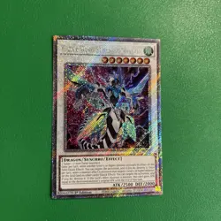 Clear Wing Synchro Dragon Yugioh RA04-EN249 Platinum Secret Rare PSR NM - Image 2