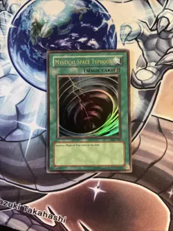 (65) Mystical Space Typhoon MRL-047 Magic Ruler Unlimited Ultra Rare HP/DMG - Image 1