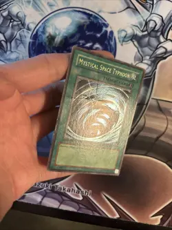 (65) Mystical Space Typhoon MRL-047 Magic Ruler Unlimited Ultra Rare HP/DMG - Image 3