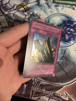 (22) Solemn Judgment Ultra Rare MRD-127 Unlimited Yu-Gi-Oh! TCG MP/HP - Image 5