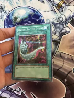 (58) Yu-Gi-Oh Harpie's Feather Duster SDD-003 Secret Rare MP/HP - Image 2