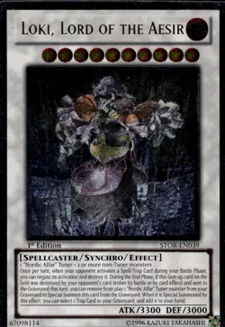 Loki, Lord of the Aesir 1st Ed NA Print Ultimate STOR-EN039 Yu-Gi-Oh! - Image 1
