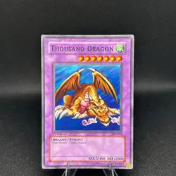 Thousand Dragon Yu-Gi-Oh! 2002 Starter Deck Joey SDJ-023 Ultra Rare 1st Edition - Image 1