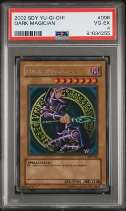 Yugioh! PSA 4 2002 Dark Magician SDY-006 Ultra Rare Unlimited - Image 1