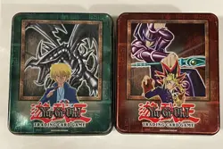 Yu-Gi-Oh! Vintage Empty Red Eyes Black Dragon Joey & Dark Magician Yugi - Image 1