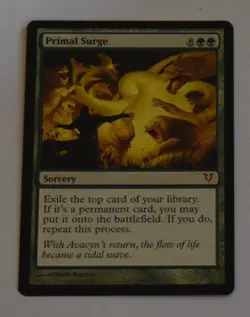 PRIMAL SURGE Green Rare Sorcery Avacyn Restored GATHERING CARD - Image 2
