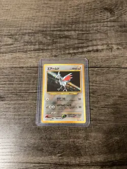Pokemon Card No.227 Skarmory Neo Genesis Holo Rare Vintage Japanese - Image 1