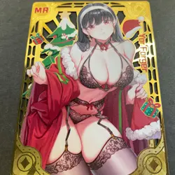 WES - Goddess Story Gold METAL Card - Serial Number #044/100! Yor Bikini Spy X - Image 4