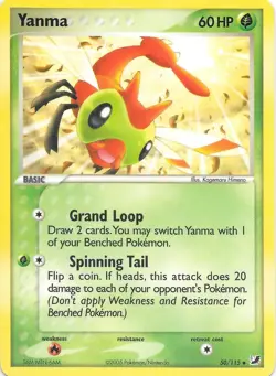 Pokemon TCG - Unseen Forces - Yanma 50/115 EXC BUY 2 CARDS GET 1 FREE!! - Image 1