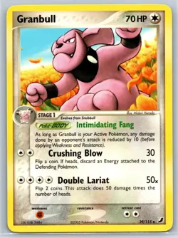 Pokemon Granbull 39/115 EX Unseen Forces EXC BUY 2 CARDS GET 1 FREE!! - Image 1