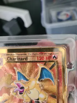 Gold Metal Charizard 4/102 - 25th Anniversary Celebrations - Pokemon Card - Image 3
