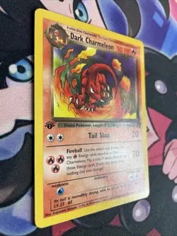 Pokemon Dark Charmeleon TCG 1st Edition Team Rockets Regular Rare Card 32/82 NM - Image 2