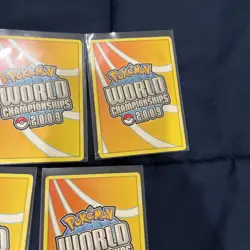 Pokemon TCG World Championship 2009 Cards English Lot Of 5 Conditions On Card - Image 5