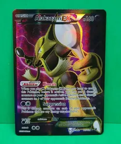 Alakazam EX - Fates Collide 117/124 Full Art Ultra Rare Pokemon Card Pokemon NM - Image 1