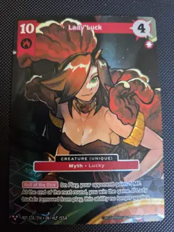 Lady Luck Alt Art Metazoo 2025 Base Set MZ1 228/214 Alternate Art 3 Star Card - Image 1