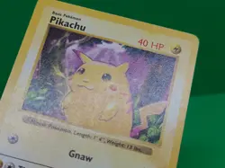 Pokemon Card - Pikachu Red Cheeks Base Set (Shadowless) 58/102 Common Played - Image 4