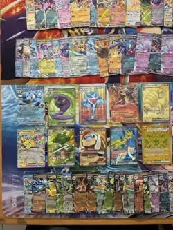 Pokemon Card Full Art Alt Art Fire Ninetales Lugia Charizard NM/LP 83 Cards - Image 3