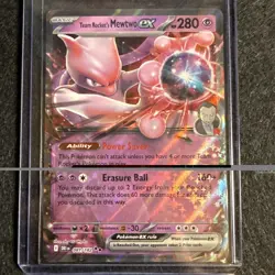 Team Rocket's Mewtwo ex 081/182 Sv10: Destined Rivals Holo - Pokemon Card - Image 1