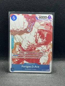 One Piece Card Game - Portgas.D.Ace (3rd Anniversary Promo) OP07-053 R - Image 1