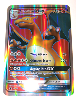 POKEMON SM60 Promo -2017 CHARIZARD GX JUMBO OVERSIZED- Holo Card - Image 1