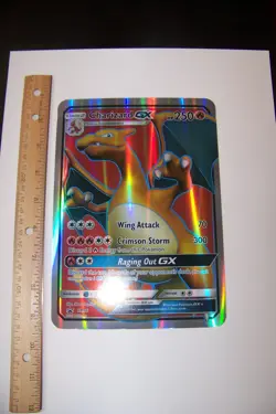 POKEMON SM60 Promo -2017 CHARIZARD GX JUMBO OVERSIZED- Holo Card - Image 2