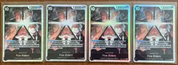 One Piece TCG OP13-082 Five Elders SR X4 Playset Card Game CCG English - Black - Image 1