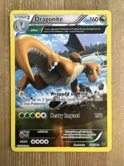 Dragonite - Roaring Skies - 52/108 - Reverse Holo - Pokemon Card - LP - Image 1