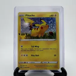 Pokemon TCG Pikachu SWSH039 Holo Card General Mills Promo 25th Anniversary 🔥⚡ - Image 1