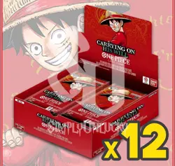 ONE PIECE CARD GAME: CARRYING ON HIS WILL BOOSTER BOX CASE OP13 Eng Ships soon - Image 1
