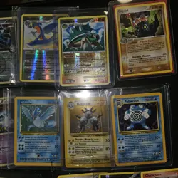 Vintage Pokemon Card Collection Lot 17x TCG Rare Holo Base Set WOTC EX D&P - Image 3