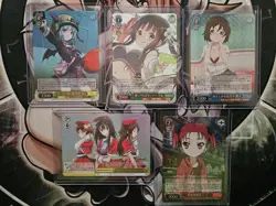 Weiss Schwarz 5 Card Lot Japanese SRs - Image 1