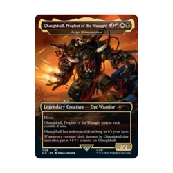 WOTC MtG Magic th Ghazghkull, Prophet of the Waaagh! - Zurgo Helmsmasher ( NM - Image 1