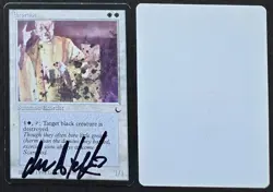 SIGNED MtG Magic Drew Tucker Artist Proof _ The Dark _ EXORCIST _ VHTF 1/50! - Image 1