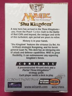 Magic The Gathering PORTAL THREE KINGDOMS SHU KINGDOM New Sealed Theme Deck MTG - Image 2