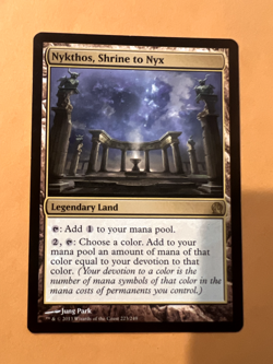 MTG Nykthos, Shrine to Nyx Theros 223/249 Regular Rare NM+ - Image 1
