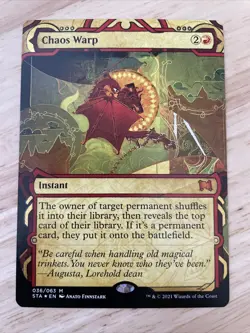 MTG Chaos Warp Strixhaven: Mystical Archives #036/063 Foil-ETCHED Mythic NM/M - Image 1