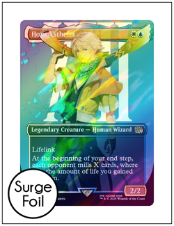 1x Hope Estheim, Borderless Surge Foil, Final Fantasy Magic MTG NM - Image 1