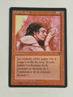 MTG Blood Lust (French Renaissance (BB)/Red/U) - BGM - Image 1