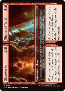 4x (Playset) Glassworks Shattered Yard Duskmourn: House of Horror Regular - Image 1