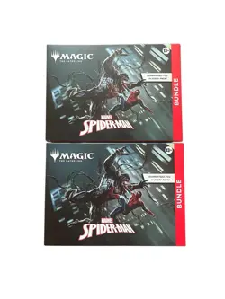 Bundle Of 2 X Magic The Gathering MTG Marvel Spider-Man Play Booster Bundle Box - Image 1