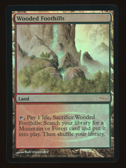 Wooded Foothills - FOIL - MTG Judge Promo - RareCo - Image 1