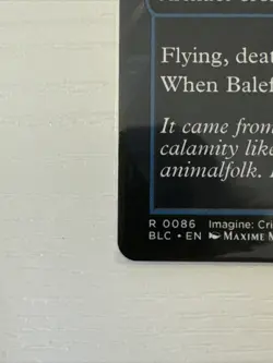 Baleful Strix (Borderless) Commander: Bloomburrow Regular - Image 3