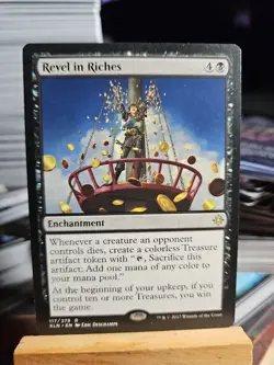 1x Revel in Riches Moderate Play MTG Magic - Kid Icarus - - Image 1
